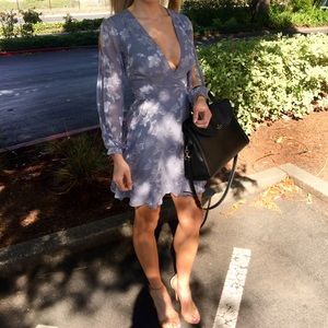 ASTR The Label Floral Wrap Dress